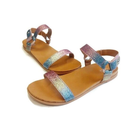 UGG Womens Size 7 Rynell Sandal Flip Flop Rainbow Glitter 1124947K Big Girls 6 - Picture 5 of 10